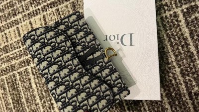 검수사진 여왕샵 디올 오블리크 새들 WOC 클러치 S4620CTZQ M928