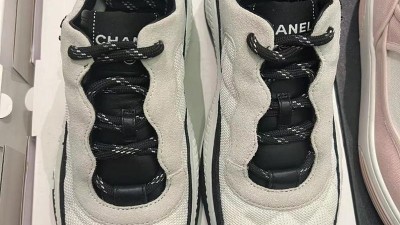 검수사진 폭스샵 샤넬 뉴 믹스드파이버 스니커즈 G38290