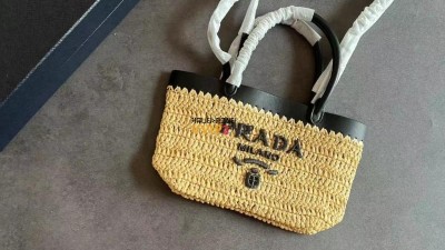 프라다 PRADA 미니 크로셰 토트백 1BG501 2M2Q F0I55 V GOO SIZE 21*16*10cm 검수사진 ☆☆☆☆☆