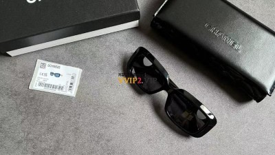 샤넬 CHANEL 24 NEW 하트장식 롱 스퀘어 선글라스 SIZE 56-17-140 ☆☆☆☆☆ #vvip공장