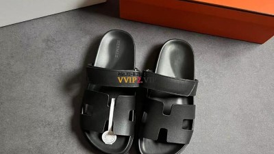 에르메스 HERMES 여성 시프레 뮬 슬리퍼 샌들 블랙 SIZE 35~40 검수사진 ☆☆☆☆☆ #폭스샵