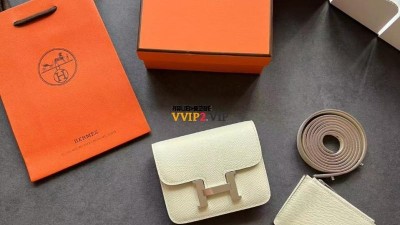 에르메스 HERMES 콘스탄스 슬림 slim 컴팩트 반지갑 벨트백 4컬러 스트랩 포함 [사이즈] 13*10*3cm 검수사진 #VVIP공장
