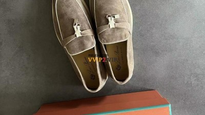 로로피아나 Loro Piana 썸머워크 스웨이드 여성 로퍼 [사이즈] 35~41 검수사진