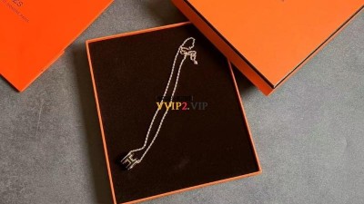 에르메스 HERMES 팝아슈 목걸이 미니/레귤러 핑크/블랙/화이트 @ 체인길이 45cm 검수사진 #vvip공장