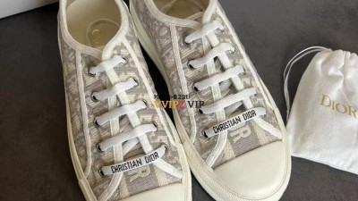 디올 DIOR 워크앤디올 플랫폼 그레이 스니커즈 오블리크 자수 로우탑 KCK385OBE SIZE 35~40 @ 굽 5cm 검수사진 ☆☆☆☆☆ #폭스샵