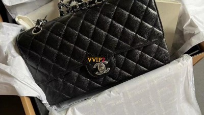 샤넬 CHANEL 클래식 미듐 캐비어 플랩백 은장 A01112 SIZE 25.5cm 검수사진 #187지존샵