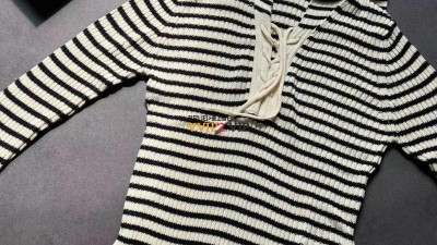 디올 Dioriviera 티셔츠 코튼 니트 골지 Dior Knit 444S64AM779 검수사진 ☆☆☆☆☆ #타지아