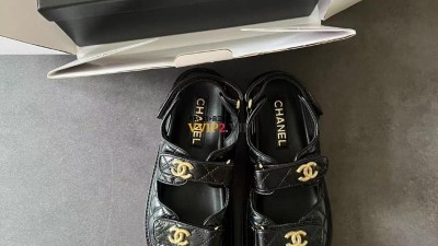 샤넬 CHANEL 24P 벨크로 블랙 샌들 G35927 [사이즈] 35~40 검수사진