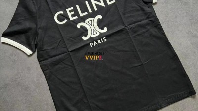셀린느 CELINE 코튼 저지 PARIS 반팔티셔츠 2X872671Q 검수사진 ☆☆☆☆☆