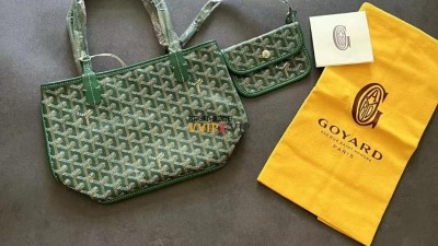 고야드 GOYARD 미니 앙주 토트백 그린 307792 1307529 972157206 검수사진 #vvip공장