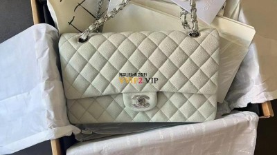 샤넬 CHANEL 클래식 미듐 캐비어 플랩백 은장 A01112 SIZE 25.5cm 검수사진 #187지존샵