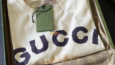 구찌 GUCCI 키즈 로고 코튼 티셔츠 B0061327855 검수사진 #폭스샵