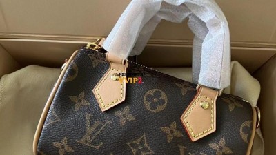 루이비통 LOUIS VUITTON LV 모노그램 나노 스피디 미니 숄더 크로스백 M81085 검수사진 #vvip공장