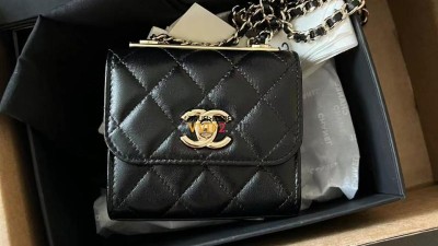 샤넬 CHANEL 트렌드 트렌디 CC 미니백 샴페인골드 블랙 A81633 검수사진 #187지존샵