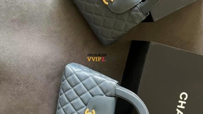 샤넬 23FW 켈리백 스몰 레더 램스킨블루/금장 AS4416 검수사진 #vvip공장