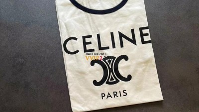 셀린느 CELINE 트라이엄프 코튼 저지 티셔츠 2X872671Q.01NBBEST 검수사진
