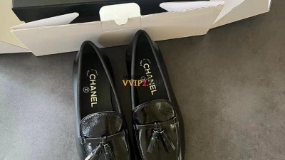 샤넬 CHANEL 24C 태슬 로고 로퍼 모카신 블랙/화이트 G45405 [사이즈] 35~40 검수사진 #차차샵