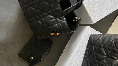 디올 뚜주흐 뚜주흐백 미디엄 블랙 / DIOR TOUJOURS MEDIUM BLACK [M2821OSHJ] 검수사진 #여왕샵