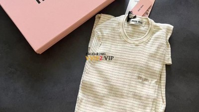 미우미우 MIU MIU 스트라이프 니트 원피스 [사이즈] 36 38 40 검수사진 #타지아