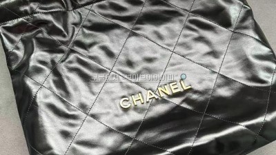 샤넬 CHANEL 22백 투투백 블랙 금장 미듐 AS3261 39x42x8cm 검수사진 #지존샵
