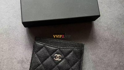 샤넬 CHANEL 클래식 카드지갑 카드홀더 캐비어 블랙 은장 AP0213 검수사진 #지존샵