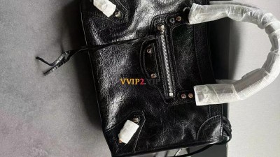 발렌시아가 BALENCIAGA 르시티 숄더백 블랙 스몰 [사이즈] S 30cm 검수사진 #vvip공장