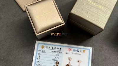 불가리 BVLGARI 디바스 드림 18K 로즈골드&다이아몬드 귀걸이 이어링 검수사진 #18k비밀공방