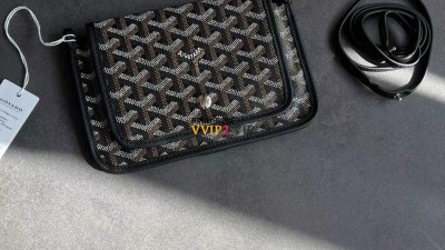 고야드 GOYARD 플뤼메/플루메트 크로스백 블랙 [사이즈] 20*13cm 검수사진 #vvip공장