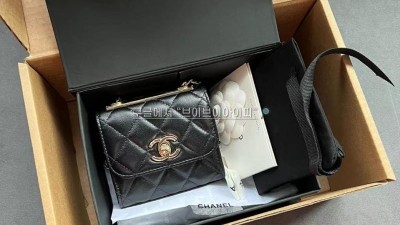 샤넬 CHANEL 트렌드 트렌디 CC 미니백 샴페인골드 블랙 A81633 검수사진 #187지존샵