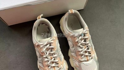 디올 크로노 메시 앤 레더 이펙트 여성 스니커즈 KCK414TXX 검수사진 #차차샵