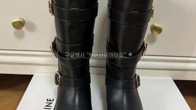 셀린느 리라 트리플 버클 부츠 354983492C 38NO [사이즈] 35~40 검수사진