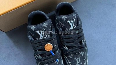 루이비통 LOUIS VUITTON LV 모노그램 데님 트레이너 남여공용 스니커즈 3컬러 [사이즈] 여성 35~41 / 남성 38~45 검수사진 #차차샵