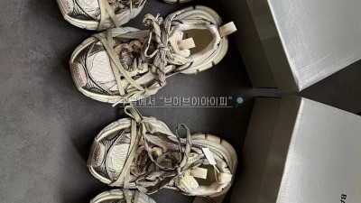 BALENCIAGA 발렌시아가 3XL 스니커즈 화이트 블랙 734731 734734 [사이즈] 35~44 검수사진