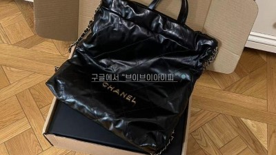 샤넬 CHANEL 22백팩 라지 카프스킨 퀄팅 탑핸들 백팩 AS3313 [사이즈] 51*40*9cm 검수사진 #지존샵