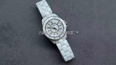 샤넬 CHANEL J12 33mm H5698 화이트 세라믹 여성 시계 @ 33MM + 스위스 쿼츠 무브먼트 검수사진 #신공장