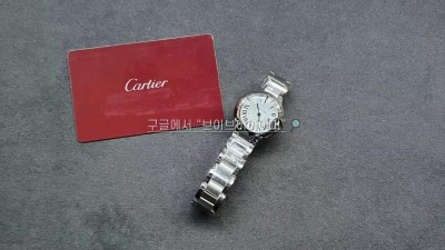 까르띠에 Cartier 발롱 블루 드 까르띠에 워치 W69010Z4 @ 28MM 스위스 쿼츠 무브먼트 검수사진 #신공장