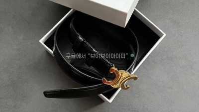 셀린느 CELINE 트리오페 벨트 2.5cm 미듐 블랙 45AK93A01 38NO 검수사진 #vvip공장