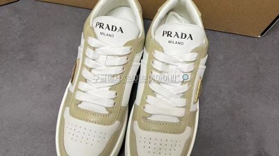 프라다 1E792M 3LPF F0009 F050 다운타운 볼드 레더 스니커즈 [사이즈] 35~40 검수사진