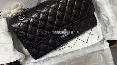 샤넬 CHANEL 클래식 미듐 캐비어 플랩백 은장 A01112 SIZE 25.5cm 검수사진 #187지존샵
