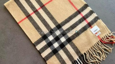 버버리 공용 캐시미어 클래식 체크 머플러(베이지) 8018173 SIZE 168*30cm 검수사진 #vvip공장
