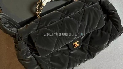 샤넬 코코네쥬 턴락 볼링백 라지 숄더 크로스백 블랙 20x32x12cm 검수사진 #na샵