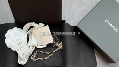 샤넬 CHANEL CC 로고 네크리스 초커목걸이 검수사진
