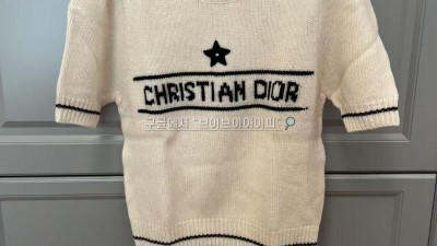 DIOR 크리스챤 디올 반소매 스웨터 224S09AM308 X5800 [사이즈] 36 38 40 검수사진