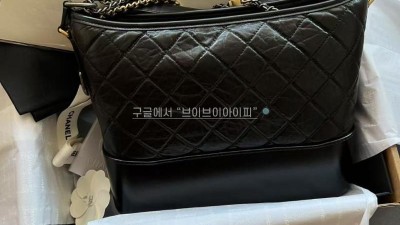 샤넬 가브리엘 호보백 구 미듐 라지 블랙 A93824 검수사진 #지존샵