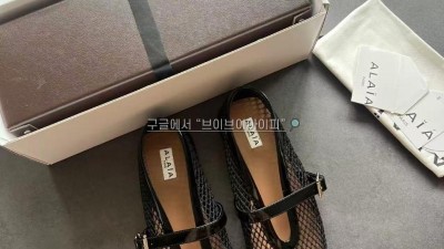 알라이아 발레 플랫 피쉬넷 3컬러 35~41 검수사진