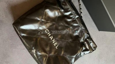 샤넬 CHANEL 22백 투투백 은장 스몰 AS3260 35x37x7cm 검수사진 #지존샵
