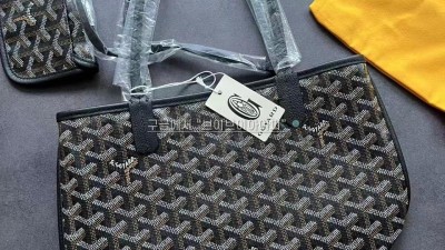 고야드 GOYARD 미니앙쥬 앙주백 블랙 양면 토트백 AMAANJOU MINI [사이즈] 20x10cm 검수사진 #vvip공장