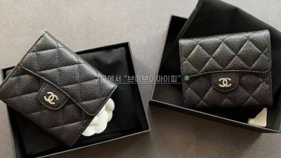 샤넬 CHANEL 클래식 캐비어 은장 반지갑 AP0231 검수사진 #VVIP공장