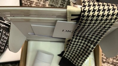 디올 DIOR 몽테인 미차 스카프 검수사진