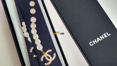 샤넬 CC로고 진주 트윌리 구매후기